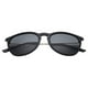 thumbnail image 2 of Gafas de sol estilo retro clásicas con protección UV4, gafas de sol para playa Negro brillante, 2 of 8