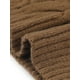 thumbnail image 5 of Suéter de mujer de talla grande Agnes Orinda, de manga larga, cuello redondo, suéter de cable de pescador 1X marrón, 5 of 6