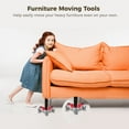thumbnail image 2 of 9 herramientas para mover muebles, tri-dolly de acero, kit de herramientas para mover muebles pesados, elevador para mover muebles pesados con almohadillas de elevación, plataforma rodante para mover, 2 of 5