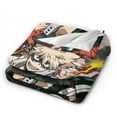 thumbnail image 2 of My Hero Academia Blanket, Anime Throw Blanket For Couch Sofa Bed, Soft Cozy Lightweight Warm Flannel Blanket, Home Decor, Anime Gifts For Boys Girls Kids Teens, 60"X50", 2 of 9