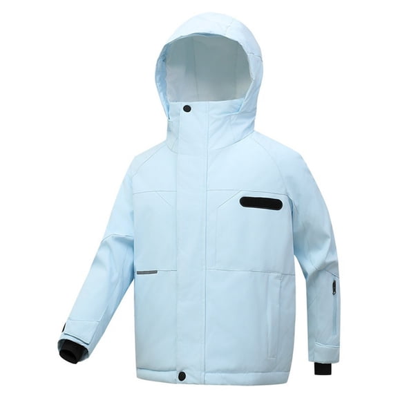 Mercatoo Kid's 𝗪aterproof Ski Jacket Warm Fleece Hooded Boys Girls Winter Snow Coat Outwear, Windproof Kids Snow Overalls