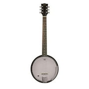 Gold Tone AC-6+/L Composite Left-Handed Acoustic-Electric Banjo Guitar With Gig Bag