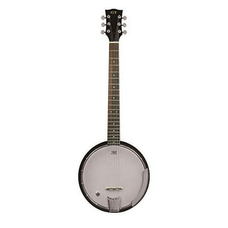Gold Tone AC-6+/L Composite Left-Handed Acoustic-Electric Banjo Guitar With Gig Bag