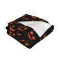 thumbnail image 3 of XMXT Throw Blanket, Halloween Ghost Faces Pattern Machine Washable Blankets for Sofa, 50 x 40 inches, 3 of 9