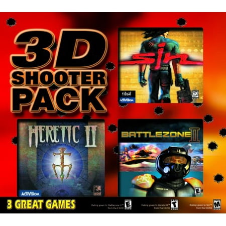 3D Shooter Pack (Heretic Ii, Battlezone Ii Combat Commander, Sin)
