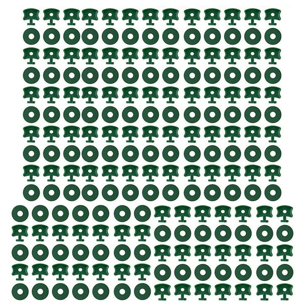 200PCS Greenhouse Twist Clips Greenhouse Plastic Clips Twist Clips With