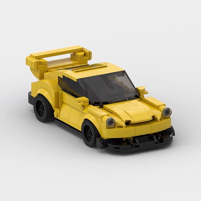 MOC Porsche 911 RWB Widebody - 317pcs Bloques de construcción Conjunto de coches deportivos, juguete de ladrillos personalizados para la pantalla decorativa y el regalo de vacaciones