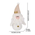 thumbnail image 2 of Mikilon Christmas Plush Doll Christmas Decoration, 9.8" Santa Claus Snowman Standing Stuffed Toys, Xmas Home Decor Ornaments, Christmas Birthday Gift Toys for Girls Boys 3-6 Years, 2 of 6