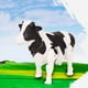 thumbnail image 4 of Juguete de vaca lechera eléctrica realista, modelo de figura de vaca, juguete para niños., 4 of 5