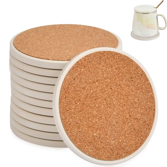 Azulejos de cerámica para manualidades FOCCTS 10 x 10 cm, posavasos absorbentes