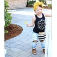 thumbnail image 2 of Kiapeise Toddler Girl Summer Sunflower Sleeveless Vest Tops + Denim Shorts, 2 of 9