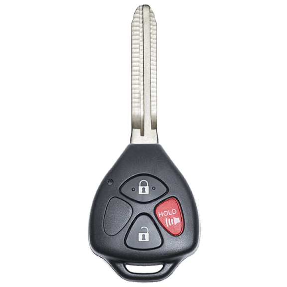 Replacement Keyless Remote Head Key Fob for Toyota Yaris 2011 FCC MOZB41TG Part Number 89070-52850 8907052850