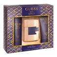 thumbnail image 1 of Guess Gold 3 pzs Hombre Guess Guess Aerosol EDT de 2.5oz, Aerosol corporal desodorante de 6.0oz, Gel de ducha de 6.7oz 3 Pc Gift Set, 1 of 2