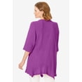 thumbnail image 2 of Woman Within Plus Size Handkerchief Hem Henley Tunic, 2 of 5