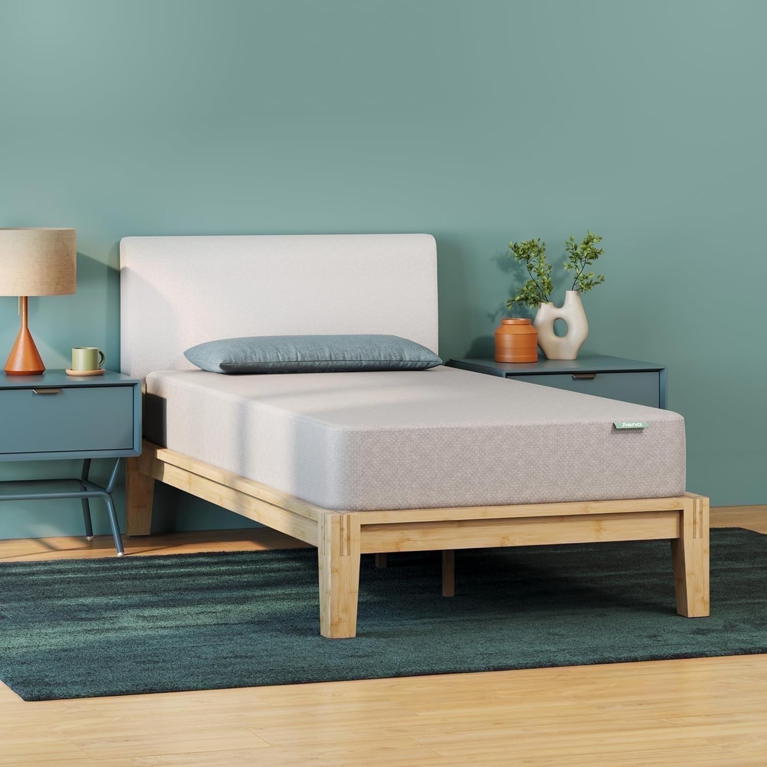 Siena 8" Twin Medium Firm Tight Top Memory Foam Mattress