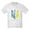 Ash Gray, variant on - I Stand With Ukraine Flag Support Ukraine T Shirt - Light T-Shirt Kids XS-XL