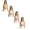 Pink 1PCS & Grey 1PCS & Green 1PCS & Beige 1PCS, variant on CAIXIA 4pack Girls Strapless Bra for Teens Bandeau Bras with Clear Straps Wireless Girl Training Bra