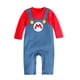thumbnail image 3 of Conjunto de ropa para bebé recién nacido de Super Mario Bros con gorro, traje de manga larga de Luigi, mameluco para bebé, disfraz para niño pequeño, pijama para niño, 3 of 5