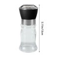 thumbnail image 3 of And Pepper Shakers Elegant With Clear Glass Bottom Compact Cooking Kitchen And Dining Room Use Classic Refillable Design, 3 of 4