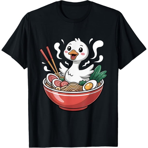 Goose Ramen Lover Funny Meme Tee - Camiseta para fans de fideos