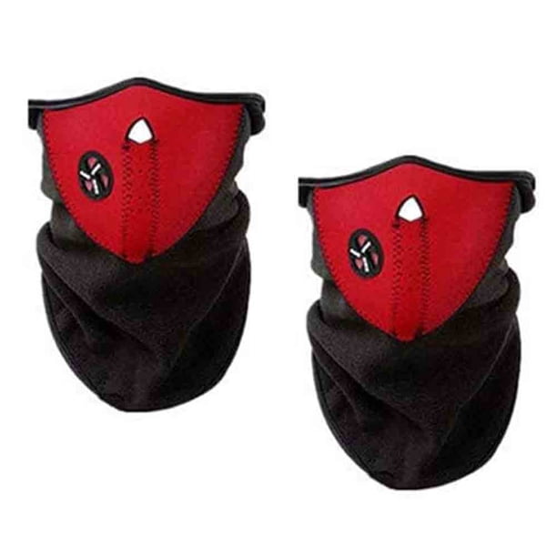 Máscara transpirable con protección UV para esquí, pesca, ciclismo y actividades al aire libre con frío o calor.