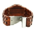 thumbnail image 4 of Tachiuwa Sub-dials Wooden Watch Analog Movement Date Wristwatch 7, 4 of 8