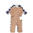 thumbnail image 2 of Hudson Baby Infant Boy Thermal Coveralls 2pk, Football, 12-18 Months, 2 of 4