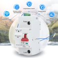 thumbnail image 5 of PinesC 1P Disjoncteur Miniature Interrupteur de Déconnexion AC Interrupteur en Temps Réel Surveillance AC230V Capacité de Rupture 6KA Protection contre les Surtensions et sous Tension Disjoncteur Intelligent (100A), 5 of 5