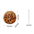 thumbnail image 6 of Fall Pearl Diamond Painting Art Kit with Frame, Autumn Pearl Beads Art Craft for Adults Beginner, Gemstone Diamond Dots Beads for Home Wall Decor, Healing Stress-Relieving (Hanging Squirrel) 10*10in, 6 of 8