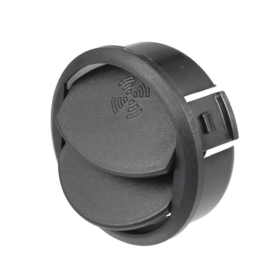 Unique Bargains 71mm 69mm Round Black AC Air Condition Vent Outlet Universal for RV Bus Boat Yacht Caravan