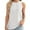 White, variant on DQRPSEETB Flowy Tank Tops for Women Women's Round Neck Loose Basic Casual Summer Eyelet Sleeveless Top Side Slits Cami with Built in Bra