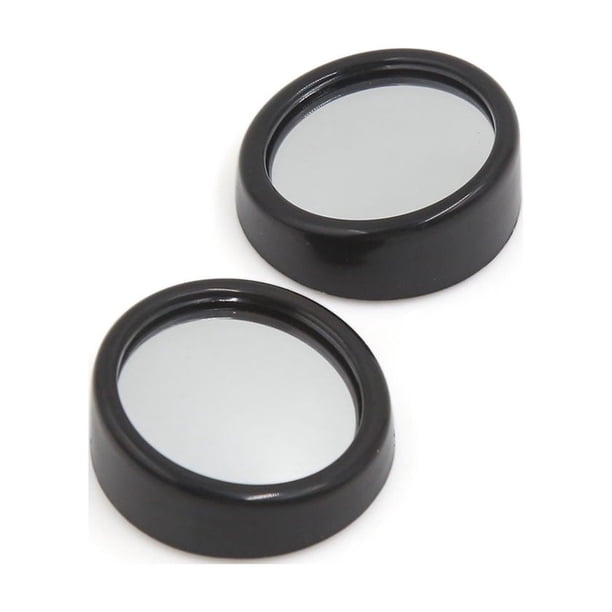 4,5cm Redondo Negro Espejo de Ángulo Muerto Convexo Vehículo Retrovisor Exterior Par