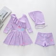 thumbnail image 2 of Girls Rash Guard Swimwear Swimsuit Bathing Suits UPF 50+ Sun Protection, 2 of 7
