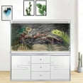 thumbnail image 5 of Rock Stone Decor Aquarium Background, Black Rock Fish Tank Background, Natural Rocky Glass Terrarium Background with 10 EVA Double-Sided Tape, 30X18IN, 5 of 5