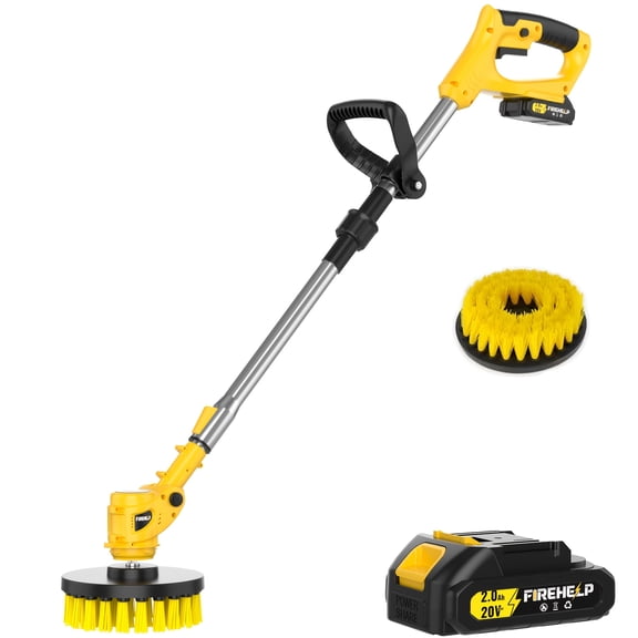 2952559568 2026 New Model 20V Cordless Rotating Floor & Pool Scrubber Automatic Pool Cleaners