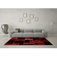 thumbnail image 3 of Ahgly Company Machine Washable Indoor Rectangle Patchwork Red Transitional Area Rugs, 7' x 9', 3 of 4