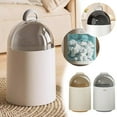 thumbnail image 6 of Automatic Suction Can with Lid - Sleek White Waste Bin for Indoor Use, Compact Yet Spacious for Living Room, Bathroom, or Desktop Organization, 6 of 6