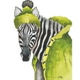 thumbnail image 3 of Medley, Elizabeth 20x24 Black Modern Framed Museum Art Print Titled - Zebra Fashion, 3 of 5