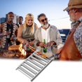 thumbnail image 3 of Antqov Stainless Steel Hot Dog Rack Sausages Rack Grill Rack Hot Dog Barbecue Rack Sausages Roller Rack, Home Accessories, 3 of 6