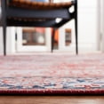 thumbnail image 5 of SAFAVIEH Tucson Avaline Traditional Machine Washable Area Rug, 6' x 6' Round, Rust/Navy, 5 of 9