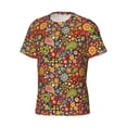 thumbnail image 3 of Rocae Hippie Peace Love for Men's Moisture-Wicking Crew Tee - T-Shirt for Sports, Outdoor Activities, and Casual WearLarge, 3 of 9