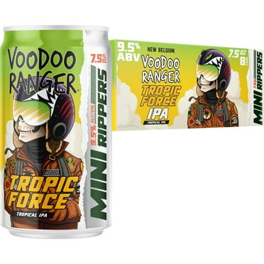 Voodoo Ranger Tropic Force Mini Rippers Craft Beer 8 Pack, 7.5oz Cans, 9.5% ABV