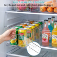 thumbnail image 2 of 6 Pack Clear Plastic Storage Bins, TAIMASI 13.5" x 10" Extra Large Pantry Organizer Bins, Stackable Multi-Use Storage Containers for Home, Kitchen, Fridge Organization, 2 of 8