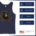 thumbnail image 6 of Celtic Moon Bear Tank Top Mystical Forest Animal Wildlife Nature Spiritual Celestial Lunar Viking Valhala Men's Top, 6 of 7
