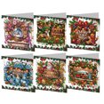thumbnail image 1 of Tarjeta Felicitación Con Pintura Diamantes Deseos Diarios Kit Tarjetas Imitación 6 Uds. Mariposa para Regalo Familiares Y Amigos, 1 of 9
