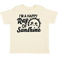 thumbnail image 3 of Inktastic Im a Happy Ray of Sunshine with Happy Sun Boys or Girls Toddler T-Shirt, 3 of 5