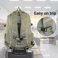 thumbnail image 6 of Forest Myth Unisex Backpack, Water Resistant Ergonomic College School Bag with Back Support, Lightweight Travel Backpack - Green, 6 of 8
