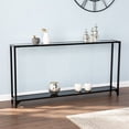 thumbnail image 2 of Table Console en Verre Bergen Noire, 2 of 9