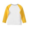 thumbnail image 5 of Staki Lightweight Shirt Long Sleeve Kid's Long-Sleeve T-Shirt Boys Tops for Fall(Yellow,18-24 Months), 5 of 8