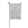 thumbnail image 1 of JSDART Silver Pattern Hexagons Gray Simple Polygon Black Grid Modern Garden Flag Decorative Flag House Banner 12x18 inch, 1 of 1